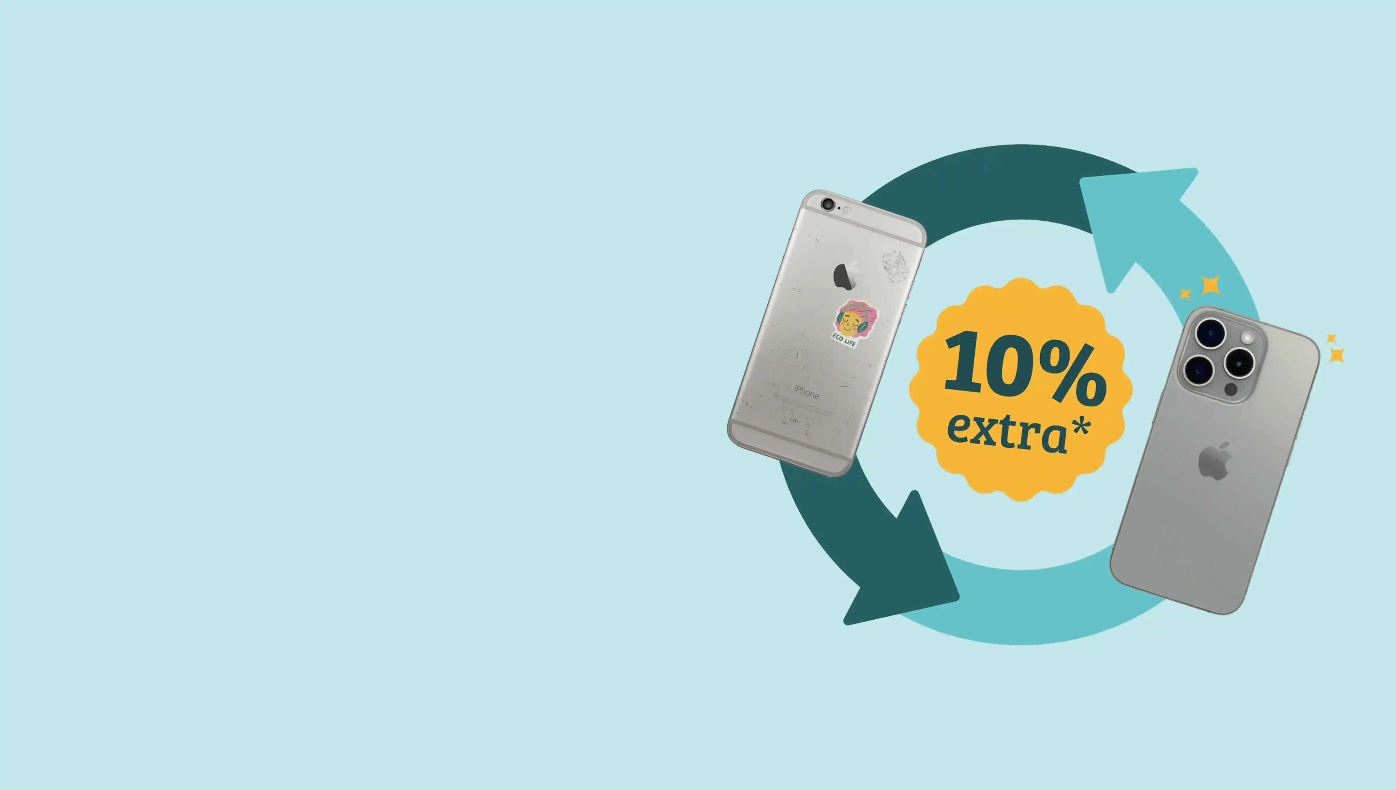 Intercambia tu dispositivo con un 10% extra